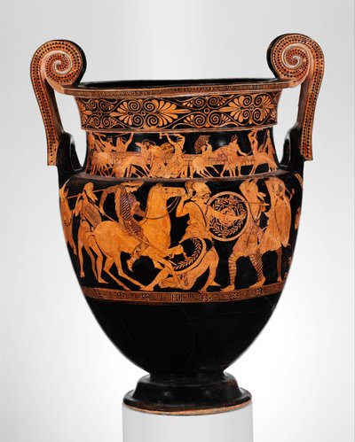 Terracotta volute-krater, c.450 BC by Greek